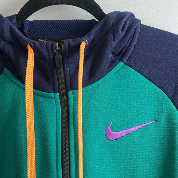 Nike dri-fit colour block zip up hoodie - Picture 7 of 8
